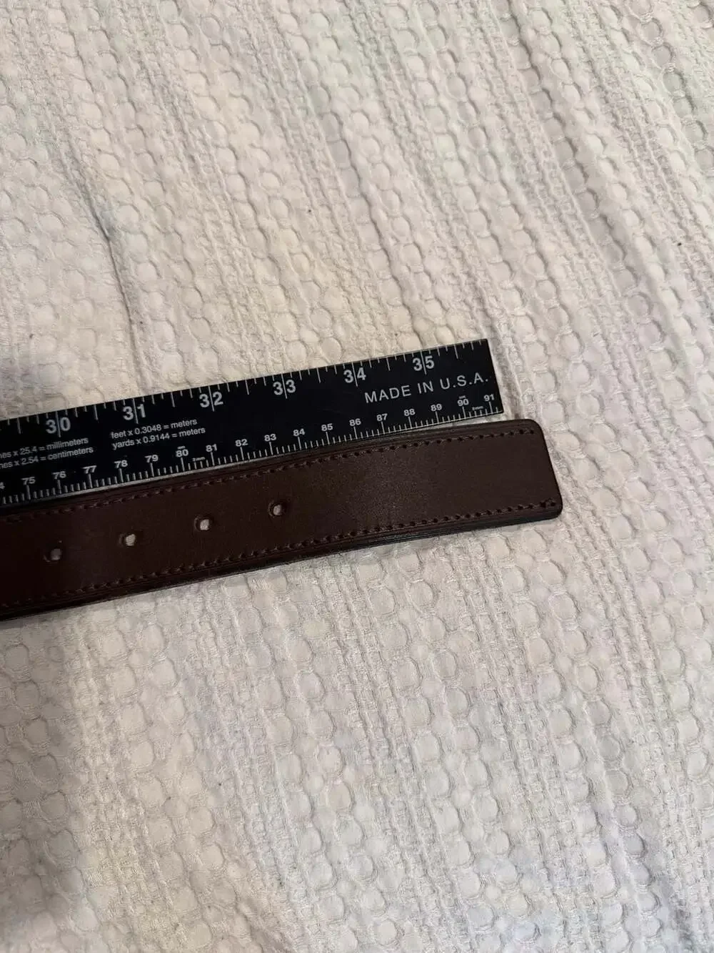 Banana Republic Brown Genuine Leather Belt Size M